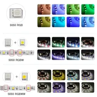 Smart WiFi LED Strip Light 5050 RGB RGBW RGBWW 12V 60LEDs/M Alexa Compatible 5m-20m Dimmable Flexible Ribbon Tape with APP Controller thumbnail 2
