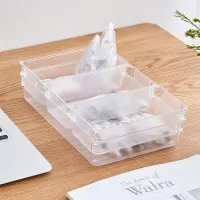 Clear Stackable Acrylic Organizer Bins thumbnail 3