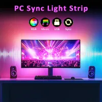 USB RGB Monitor Light Strip for Gaming thumbnail 1