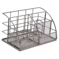 Rose Gold Mesh Desk Organizer thumbnail 4