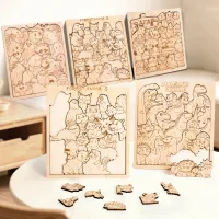 Animal Shape Wooden Puzzles for Kids thumbnail 1