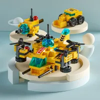 6-in-1 City Building Blocks Bricks Set thumbnail 4
