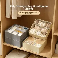 7-Grid Foldable Underwear Storage Box thumbnail 1