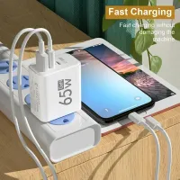 65W GaN 3-Port USB-C Charger thumbnail 5