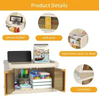 Foldable Desk Organizer Basket thumbnail 3