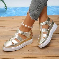 Women's Hollow Wedge Gladiator Sandals thumbnail 2