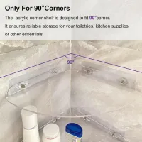 Clear Adhesive Corner Shelf thumbnail 4