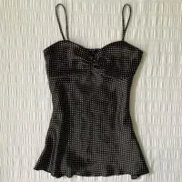 Vintage Polka Dot Camisole Vest thumbnail 1