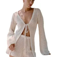 Women Beach Bikini Cover-Up Set thumbnail 4