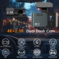 4K WiFi GPS Dual Lens Dash Cam thumbnail 2