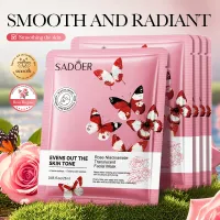 SADOER Rose Facial Mask - Hydrating & Anti-Aging thumbnail 3