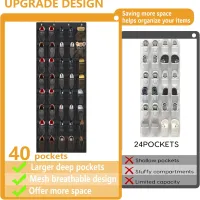 40-Pocket Over Door Shoe Organizer thumbnail 4