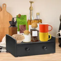 Coffee Station Organizer with Drawer thumbnail 2