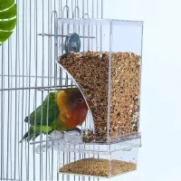 Parrot Feeder Anti-Spill Bird Food Box thumbnail 1