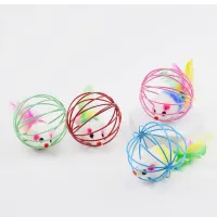 Interactive Mouse in Cage Cat Toy thumbnail 2