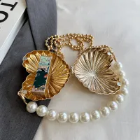 Designer Heart Crossbody Bag - Gold thumbnail 6