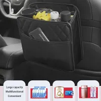PU Leather Car Seat Back Organizer thumbnail 5