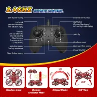 Mini Spider Drone (Red) - Beginner RC Toy thumbnail 3