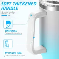 40oz Pink Insulated Tumbler thumbnail 5