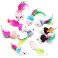 10pc Cat Mouse Rattle Toy Set thumbnail 1
