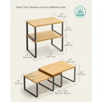 4-Pack Cabinet Organizer Shelves thumbnail 3