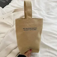 Casual Canvas Letter Print Shopper Bag thumbnail 3