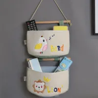 Fabric Over-Door Organizer - Storage Bag with Toilet Paper Shelf, Wall Clips & Multi-Pocket for Bathroom Essentials thumbnail 6