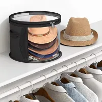 PVC Hat Storage Organizer with Zipper thumbnail 1