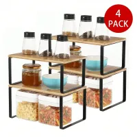 4-Pack Cabinet Organizer Shelves thumbnail 2