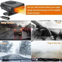 150W 12V/24V Car Heater Defroster Fan thumbnail 4