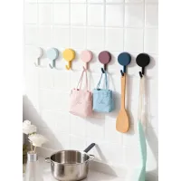 Colorful Macaron Adhesive Hooks thumbnail 1