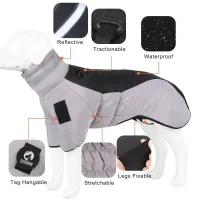 Winter Reflective Dog Jacket thumbnail 3