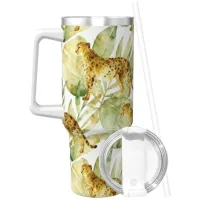 Cheetah Print 40 Oz Travel Tumbler thumbnail 2
