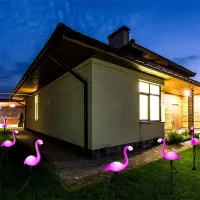 Flamingo Solar LED Garden Stake Light thumbnail 4