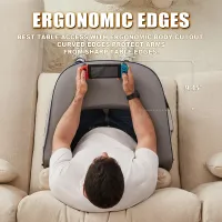Memory Foam Lap Desk Pillow with Armrests thumbnail 4
