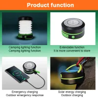 Solar Camping Lantern with Power Bank thumbnail 5
