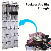 24-Grid Wall-Mounted Shoe Organizer thumbnail 6