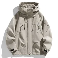 Men's Hooded Windbreaker Jacket thumbnail 1