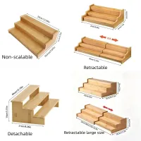 3-Tier Bamboo Spice Rack thumbnail 6