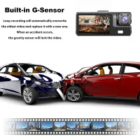 3CH Dash Cam with Night Vision & Parking Monitor thumbnail 4