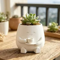 Smiling Face Mini Succulent Pot thumbnail 4