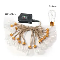 Solar LED Patio String Lights thumbnail 6