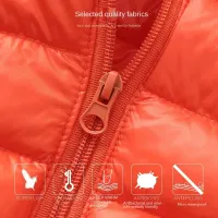 Kids Light Down Coat with Ear Hoodie thumbnail 4