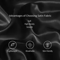 Satin Pillowcase 2 Pack Queen Size thumbnail 2