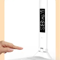 Foldable LED Desk Lamp with Alarm Clock thumbnail 4