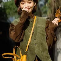 Vintage Corduroy Vest for Women thumbnail 1