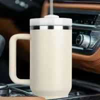 40oz Insulated Tumbler with Handle thumbnail 2