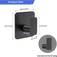 22lb Heavy Duty Adhesive Hooks thumbnail 5