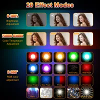RGB Portable LED Video Light Panel thumbnail 5