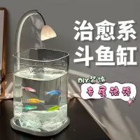 Mini Betta Fish Tank with Night Light thumbnail 3